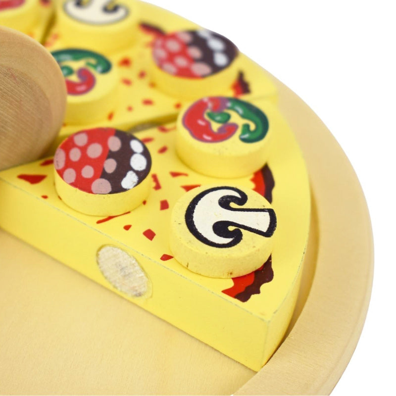 Wooden Pizza With Cutter