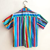 Shorties Disco Shirt Multi Stripe Brights