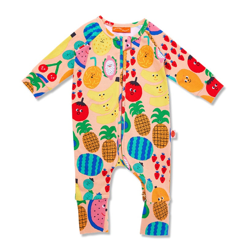 Halcyon Nights LS Romper - Tropicana