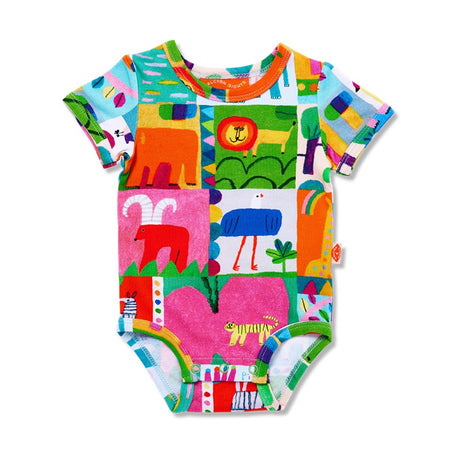 Halcyon Nights SS Bodysuit - Safari Park
