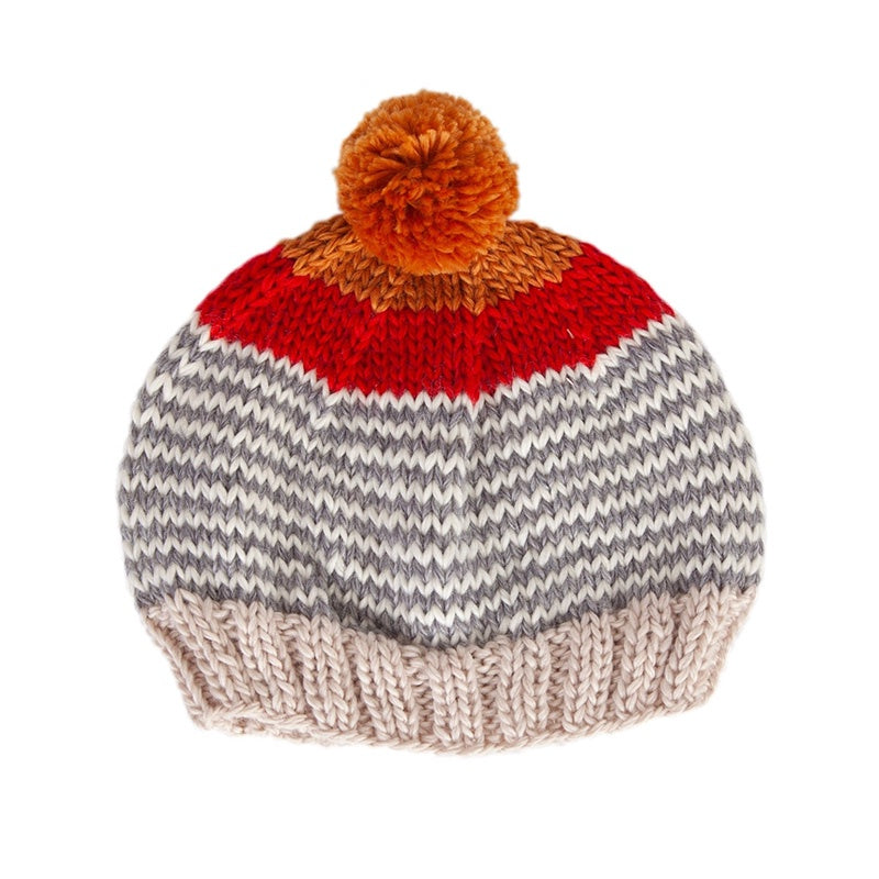 Acorn Horizon Beanie - Grey Stripe