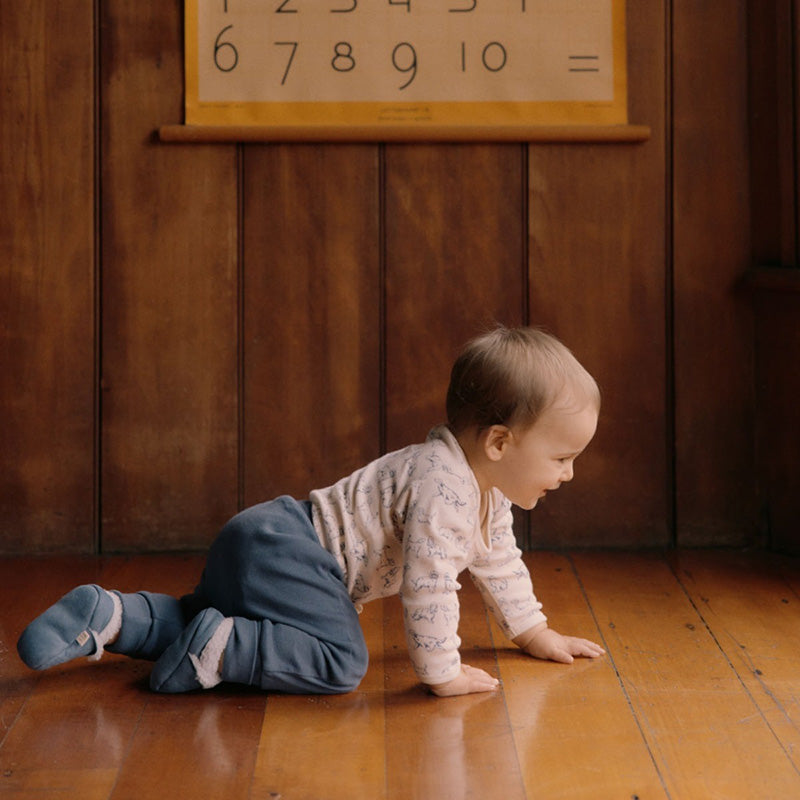 Nature Baby Drawstring Pants - Vintage Indigo