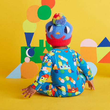 Halcyon Nights Knit Beanie - Rainbow Express
