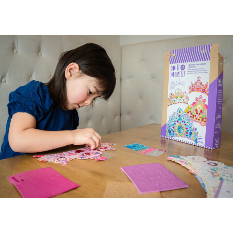 Djeco DIY - Princess Tiara/Mosaic Stickers