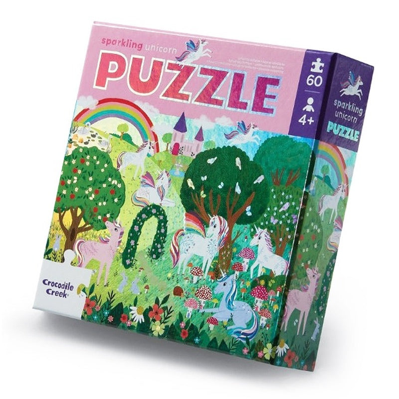 Foil Puzzle 60PC - Sparkling Unicorn