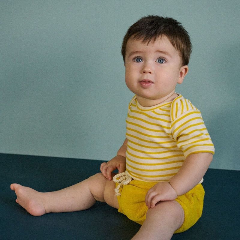 Nature Baby SS Bodysuit - Sunburst Sailor Stripe