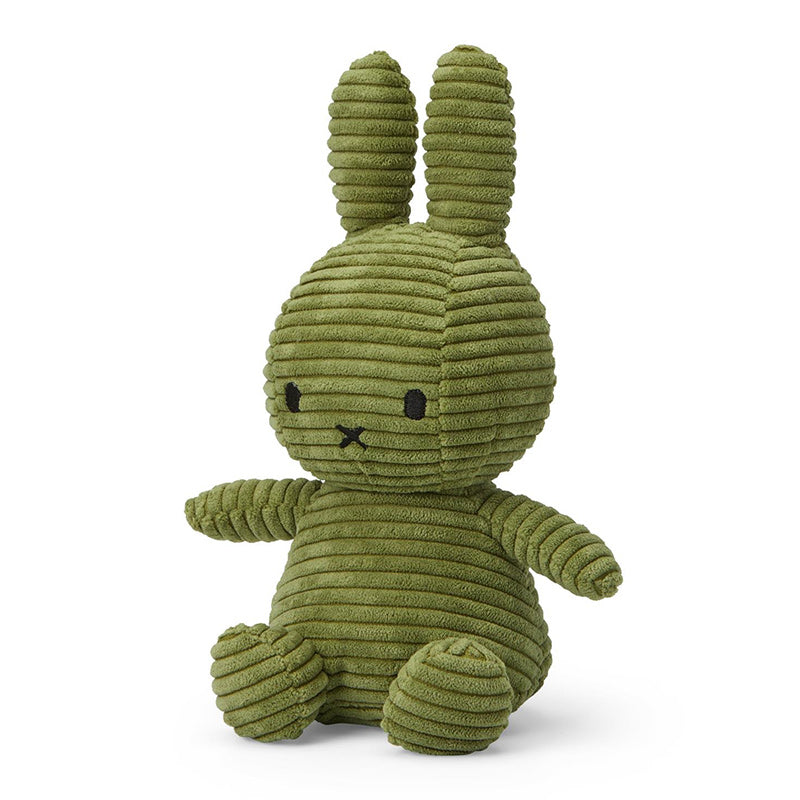 Miffy Sitting Corduroy - Olive Green 23cm