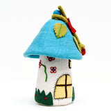 Fairies And Gnomes House - Blue Roof