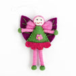 Felt Leaf Fairy - Pink Hair