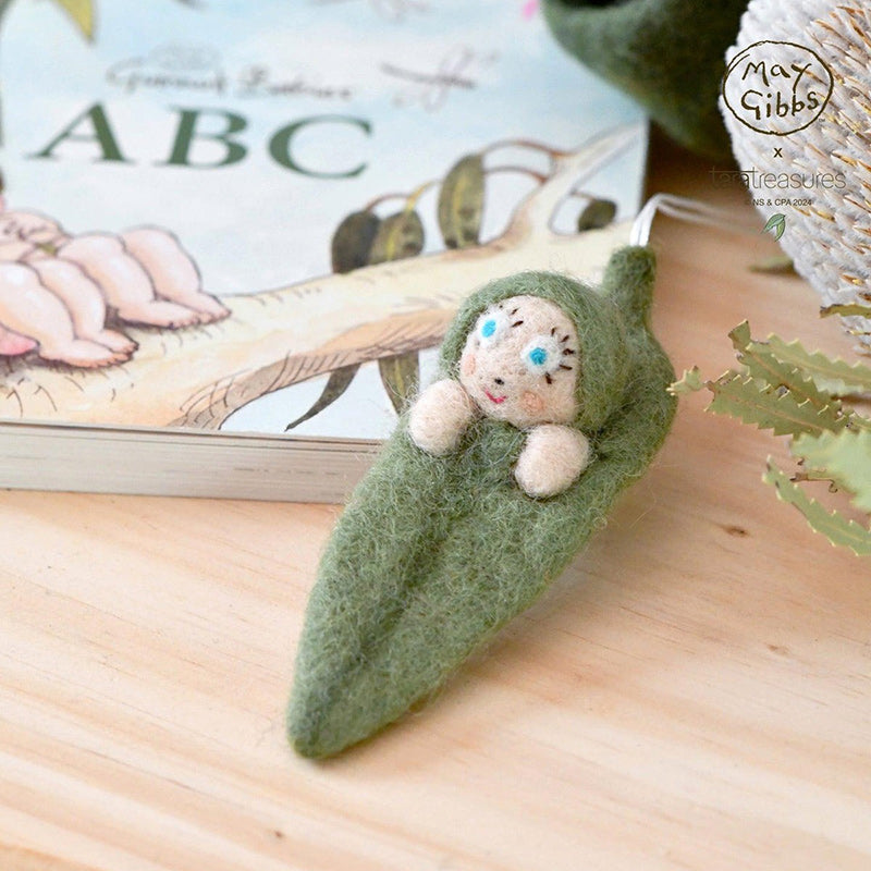 May Gibbs Gumnut Baby Snugglepot Cuddlepie Ornament