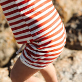 Nature Baby Splash Top - Red Sea Stripe