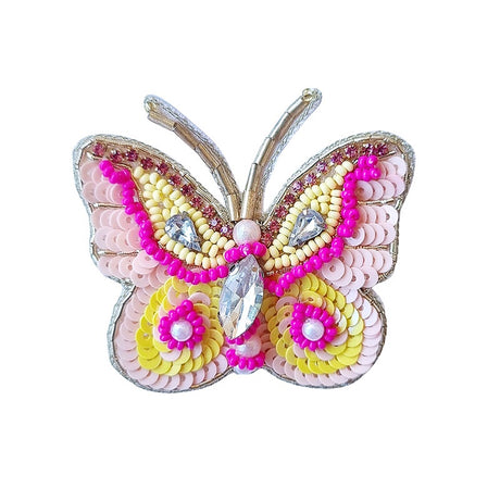 Beaded Brooch - Butterfly