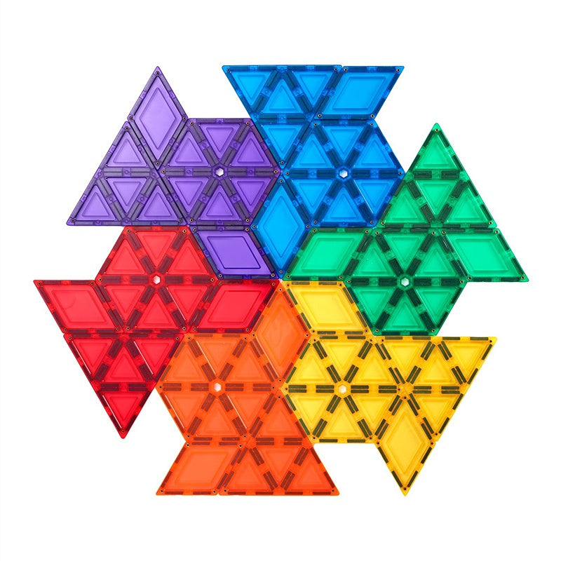 Learn & Grow Magnetic Tiles - Geometry Pack 36PC