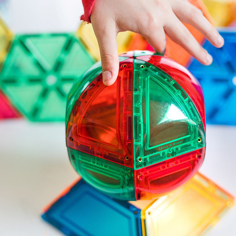 Learn & Grow Magnetic Tiles - Dome Pack 18PC