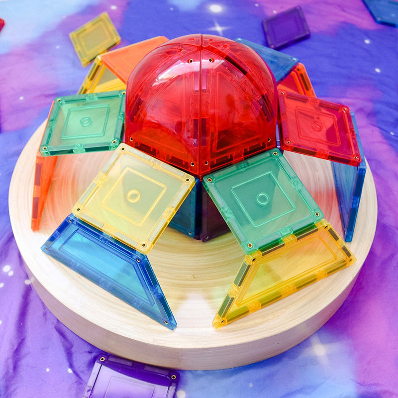 Learn & Grow Magnetic Tiles - Dome Pack 18PC