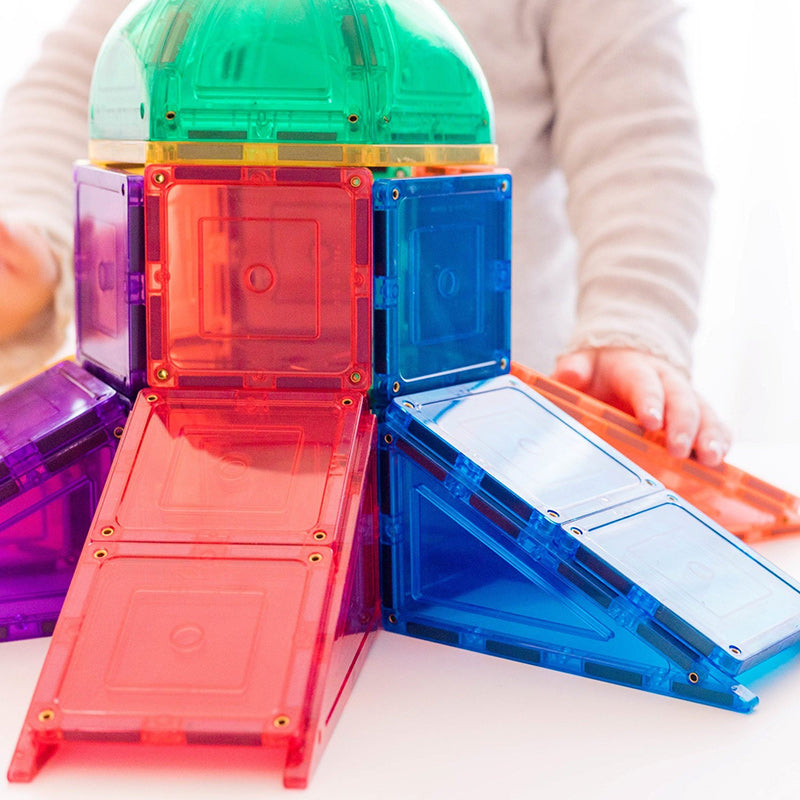 Learn & Grow Magnetic Tiles - Dome Pack 18PC