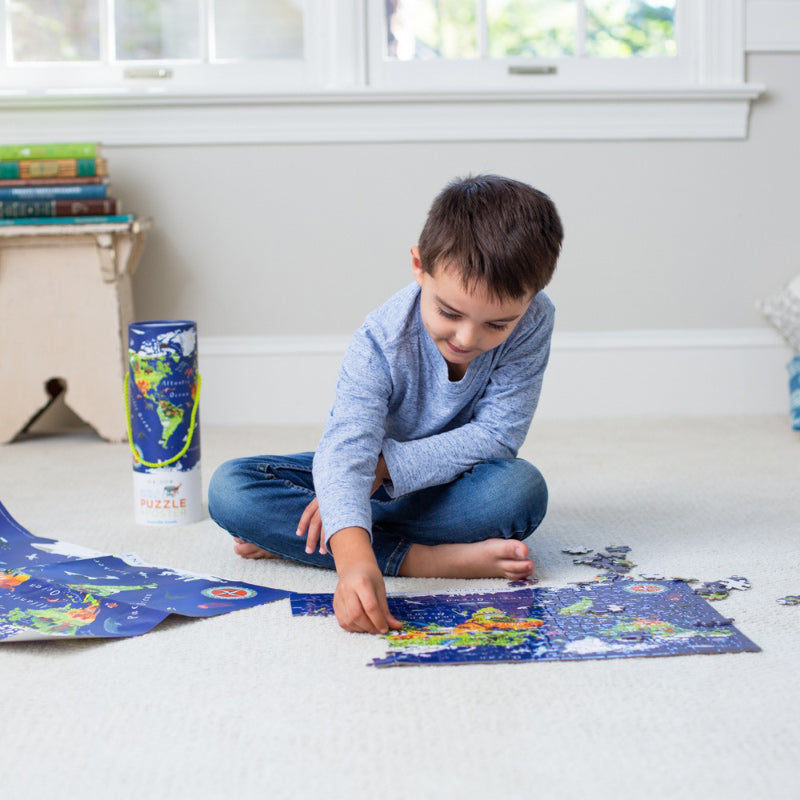 Puzzle + Poster 200PC - World Animal