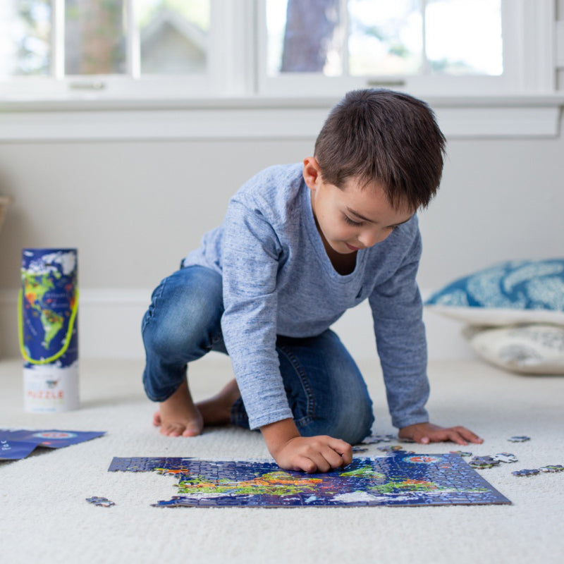 Puzzle + Poster 200PC - World Animal