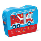 Mini Puzzle 12PC - Fire Truck
