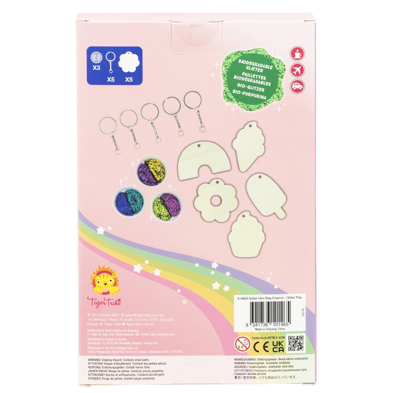 Glitter Goo Bag Charms - Glitter Pop