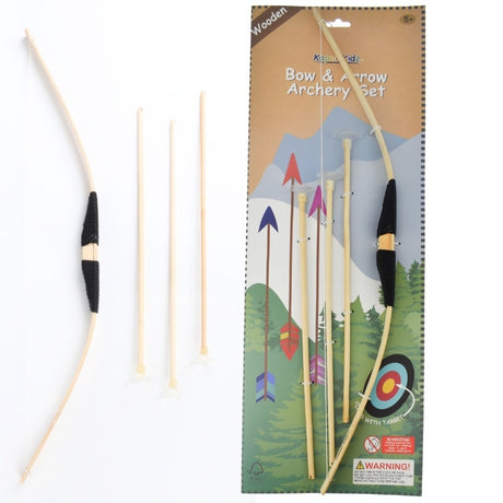 Wooden Bow & Arrow