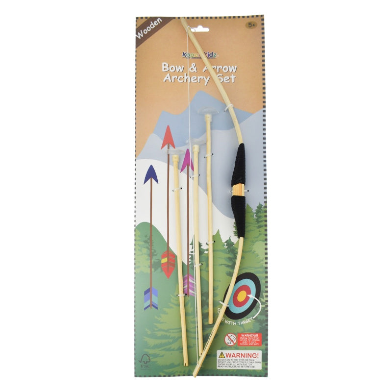 Wooden Bow & Arrow