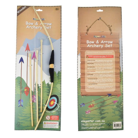 Wooden Bow & Arrow