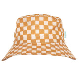 Acorn Bucket Hat - Checkmate Caramel Cream