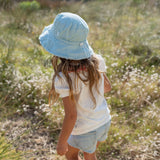Acorn Frayed Bucket Hat - Seafoam