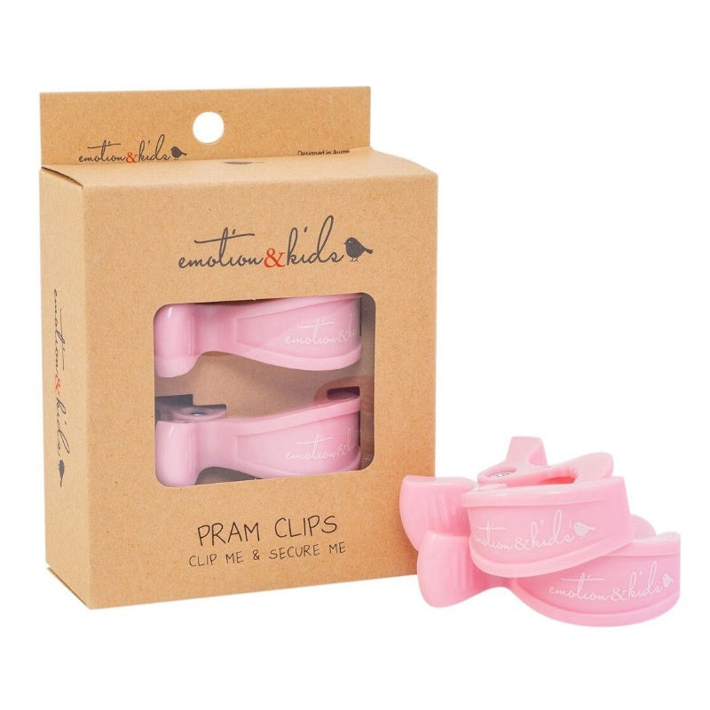 Pram Clips 2PK - Pink