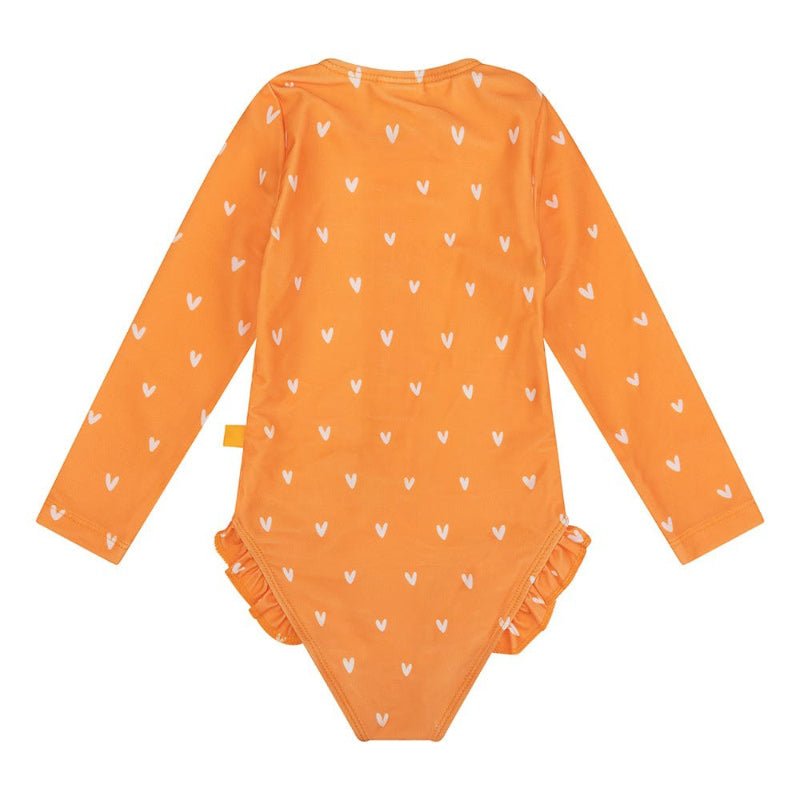 Swim Essentials Rashguard - Orange Hearts
