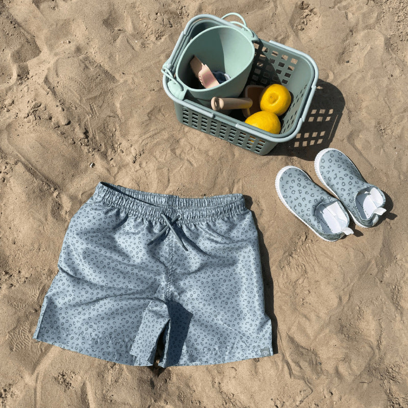 Swim Essential Swim Shorts - Green Leopard