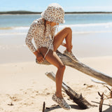 Swim Essentials Sun Hat - Khaki Leopard