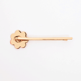 Enamel Hair Slides - Daisy