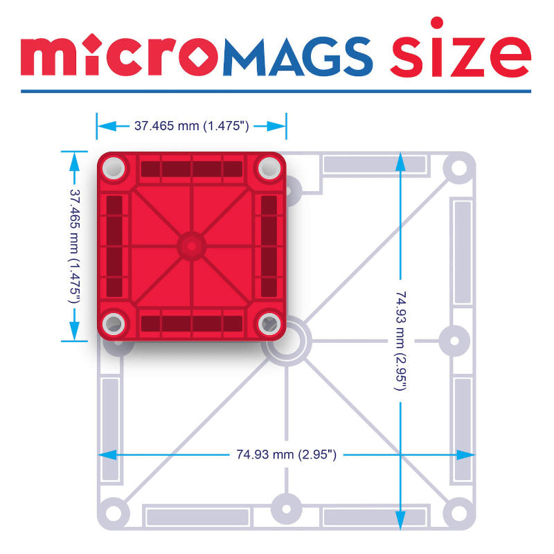Magna Tiles microMAGS Travel Set - 26PC