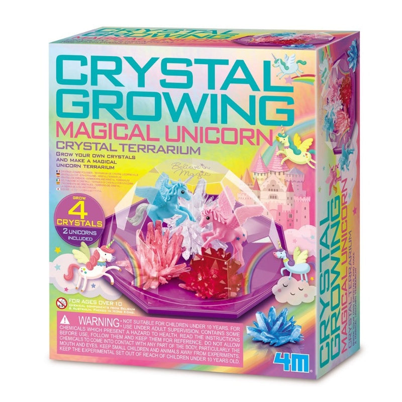 4M - Crystal Growing - Magical Unicorn Terrarium