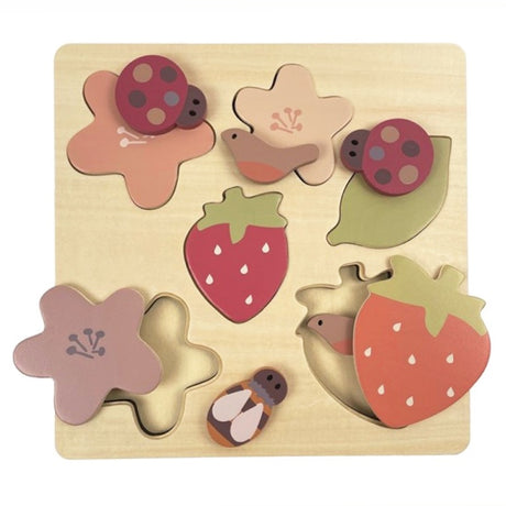 Egmont Wooden Puzzle - Strawberry