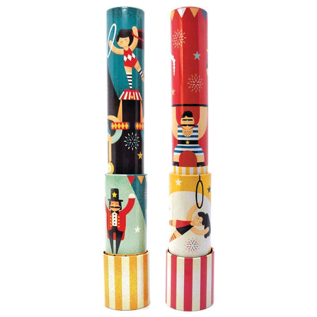 Tin Telescopic Kaleidoscope - Circus Assorted