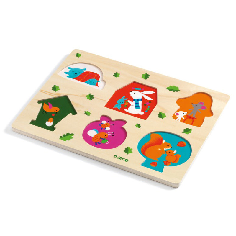Djeco Coucou-house Wooden Puzzle