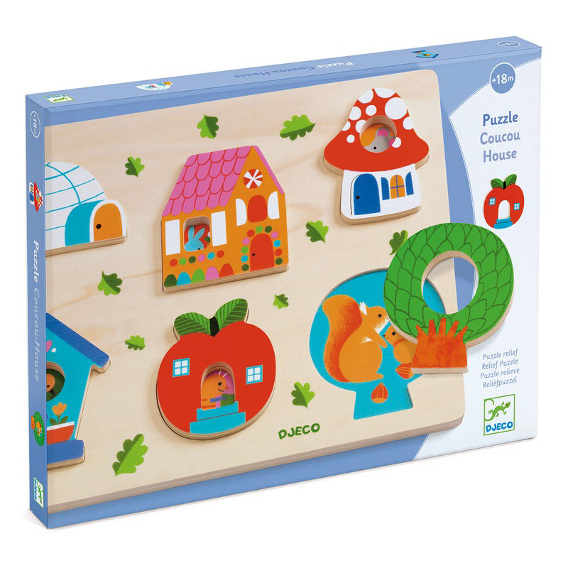 Djeco Coucou-house Wooden Puzzle