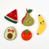 Felt Finger Puppet Set - Fruits