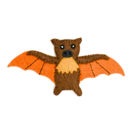 Felt Finger Puppet - Flying Fox