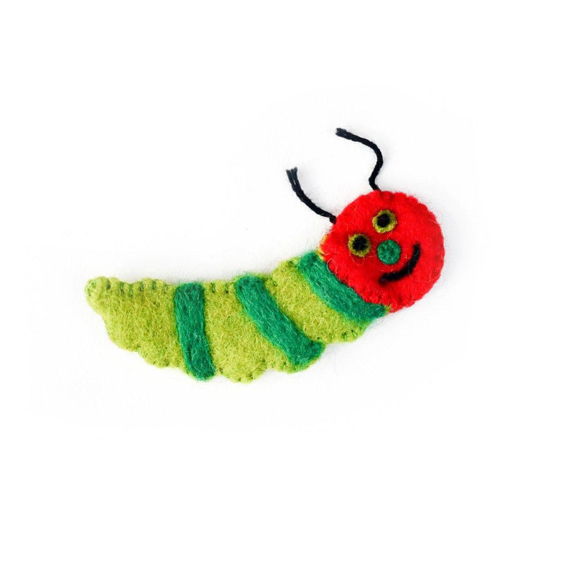 Felt Finger Puppet - Caterpillar