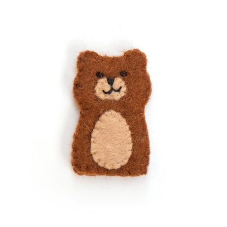 Felt Finger Puppet - Bear