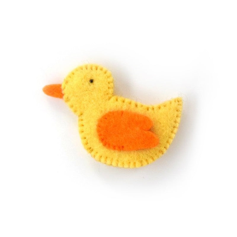 Felt Finger Puppet - Duck