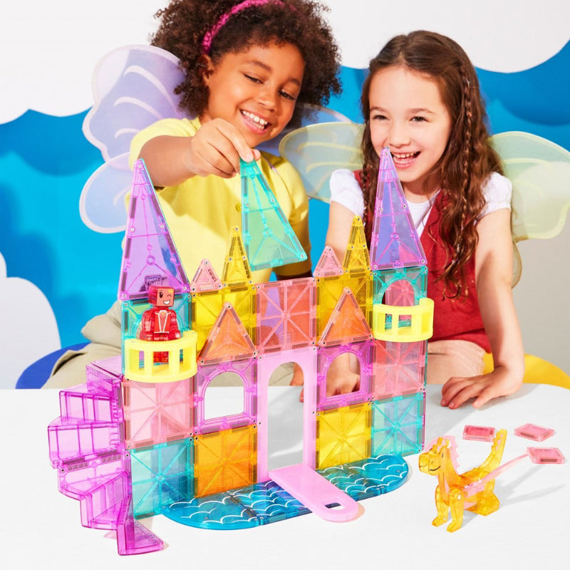 Magna Tiles - Castle DLX + microMAGS 48PC