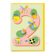 Age 2 Birthday Card - Bugs