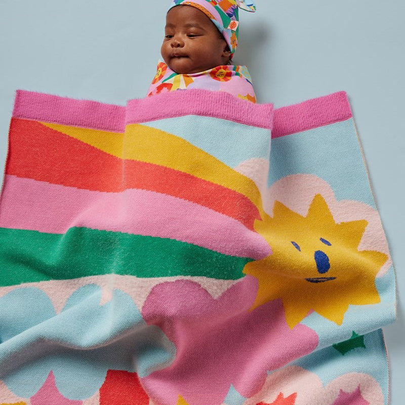 Halcyon Nights Baby Blanket - Rainbow Valley