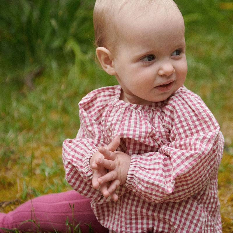 Nature Baby Meadow Bodysuit - Jam Gingham