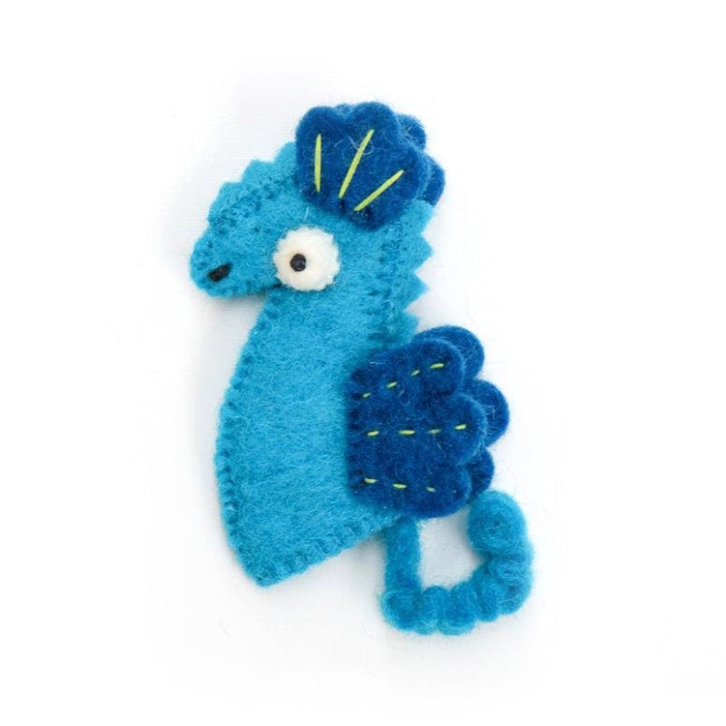Felt Finger Puppet - Seahorse
